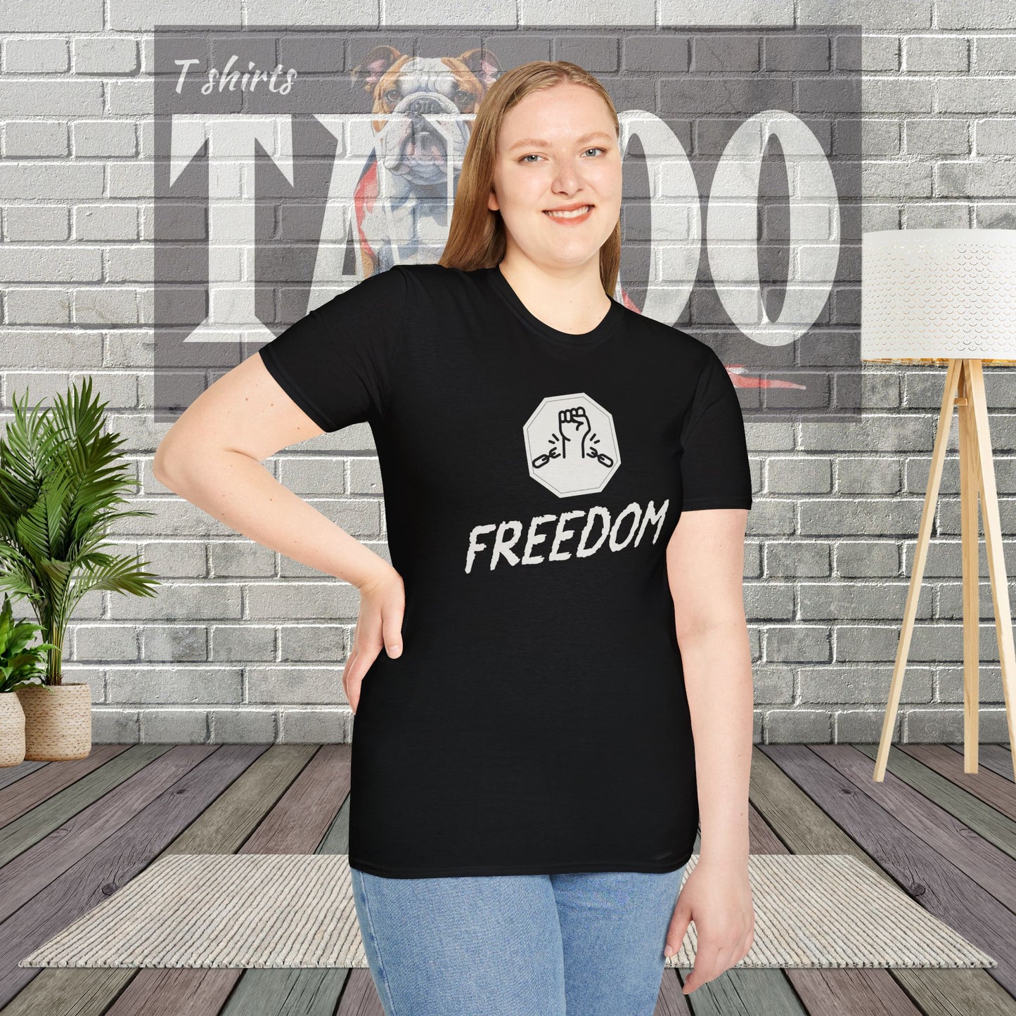 FREEDOM Unisex T-Shirt – Bold Comfort Meets Conscious Style