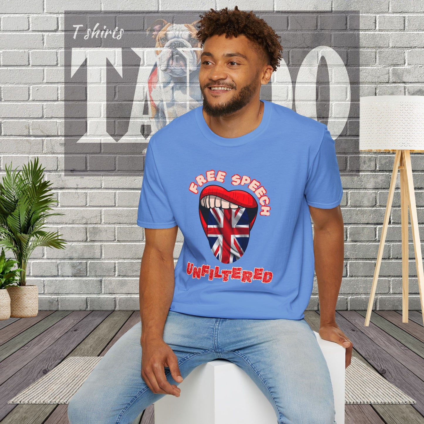 Free Speech Unfiltered British Politics T-shirt