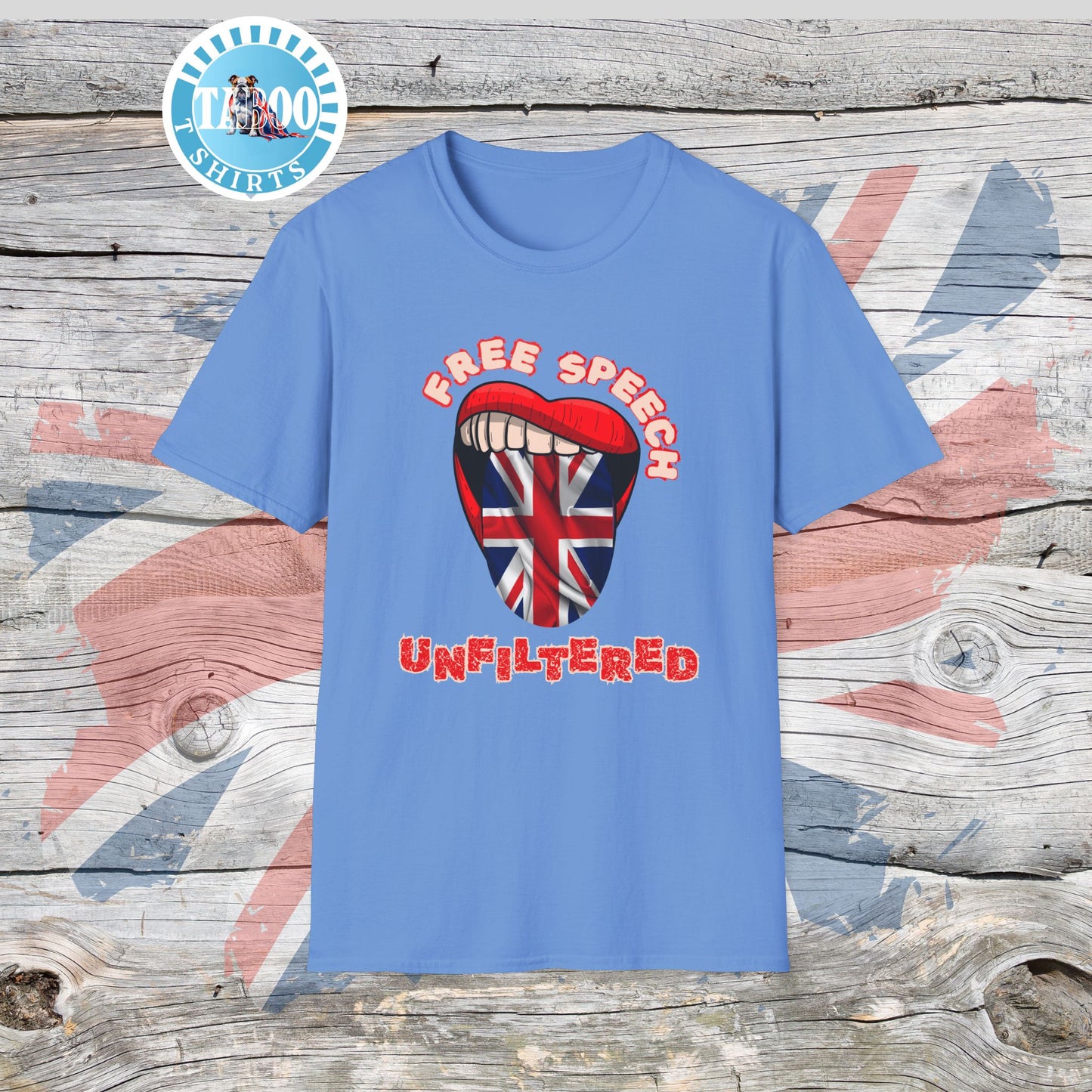 Free Speech Unfiltered British Politics T-shirt