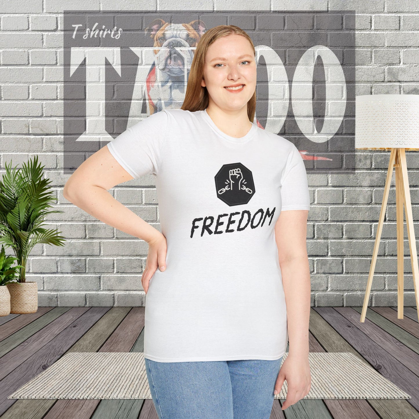 FREEDOM Unisex T-Shirt – Bold Comfort Meets Conscious Style