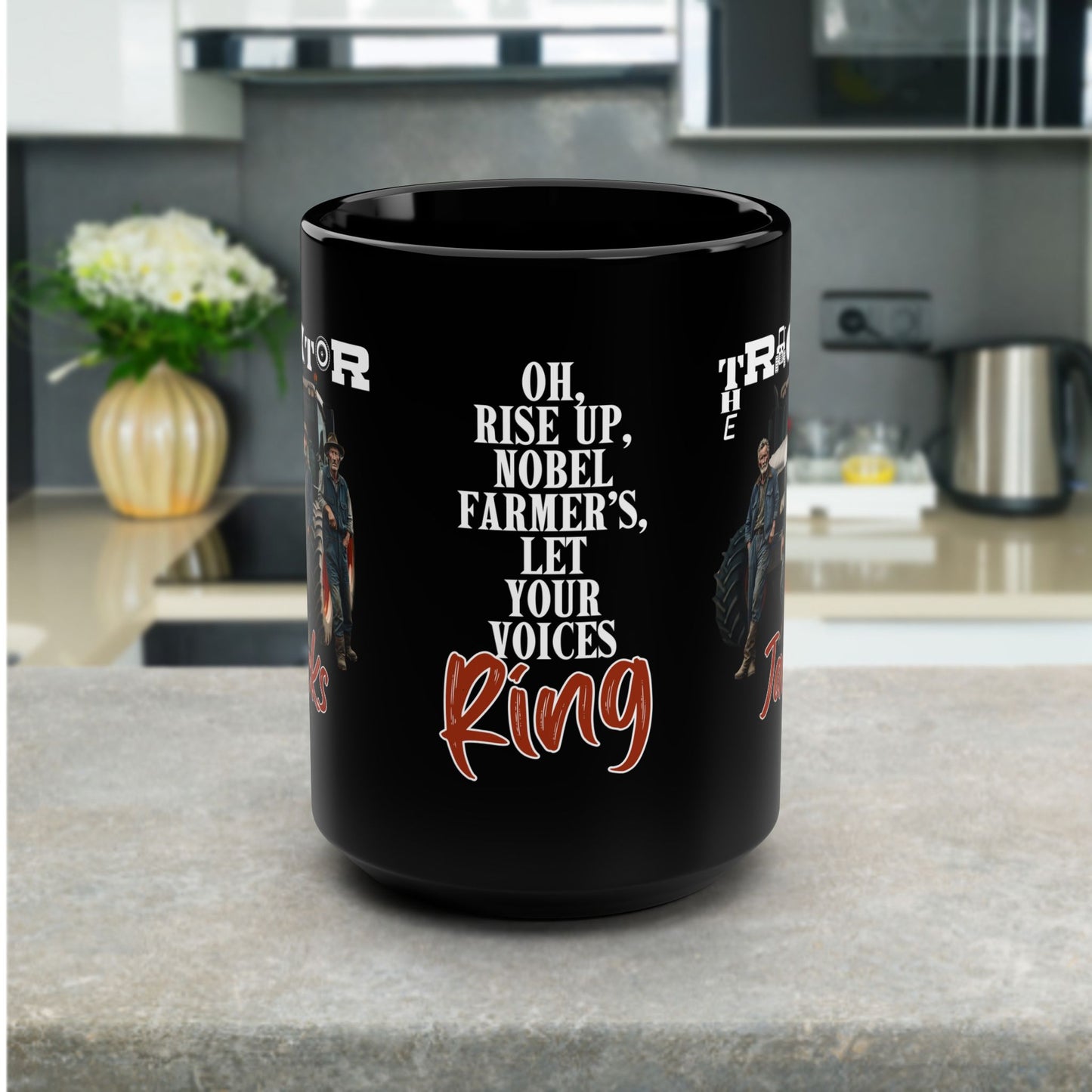 Fields of Our Future – The Tractor Jacks UK Farmers Statement Mug | Politics Fans