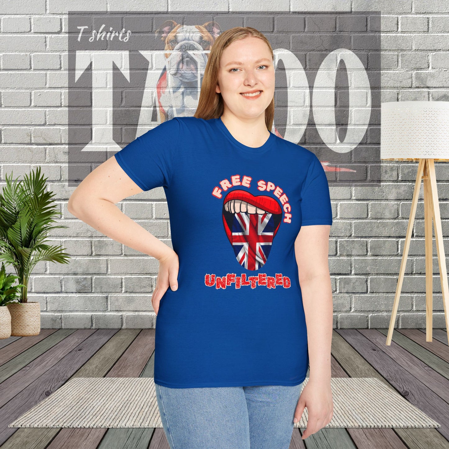 Free Speech Unfiltered British Politics T-shirt