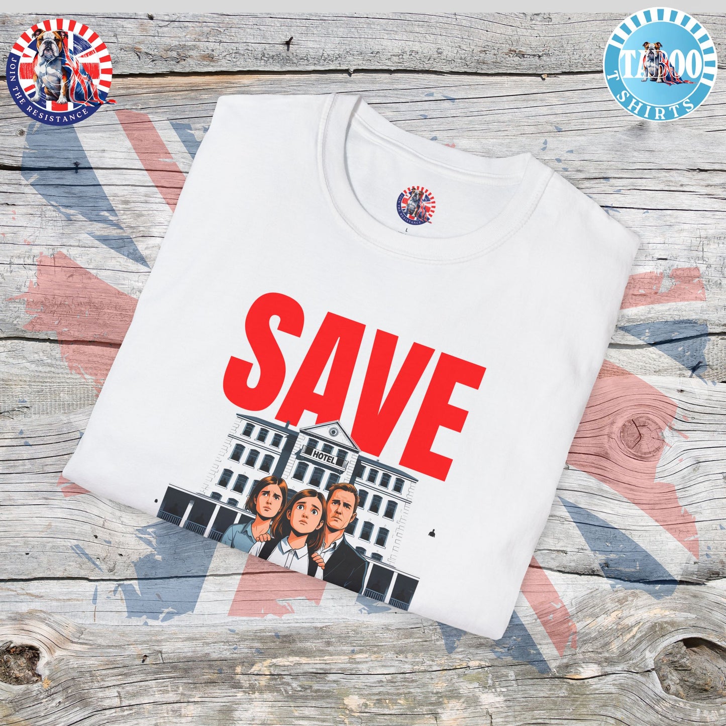 SAVE OUR KIDS β PROTECT OUR FUTURE π¬π§ Graphic Tee