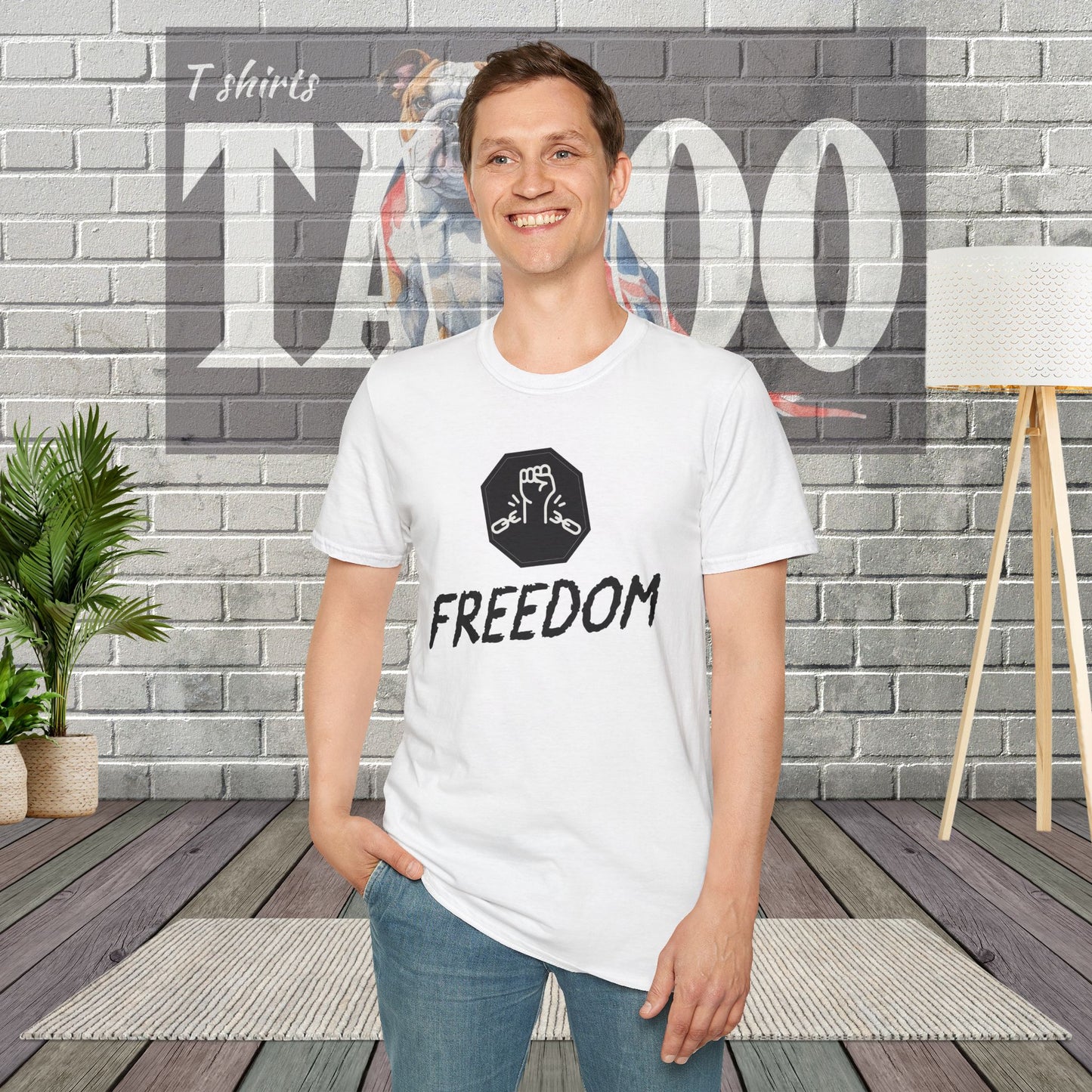 FREEDOM Unisex T-Shirt – Bold Comfort Meets Conscious Style