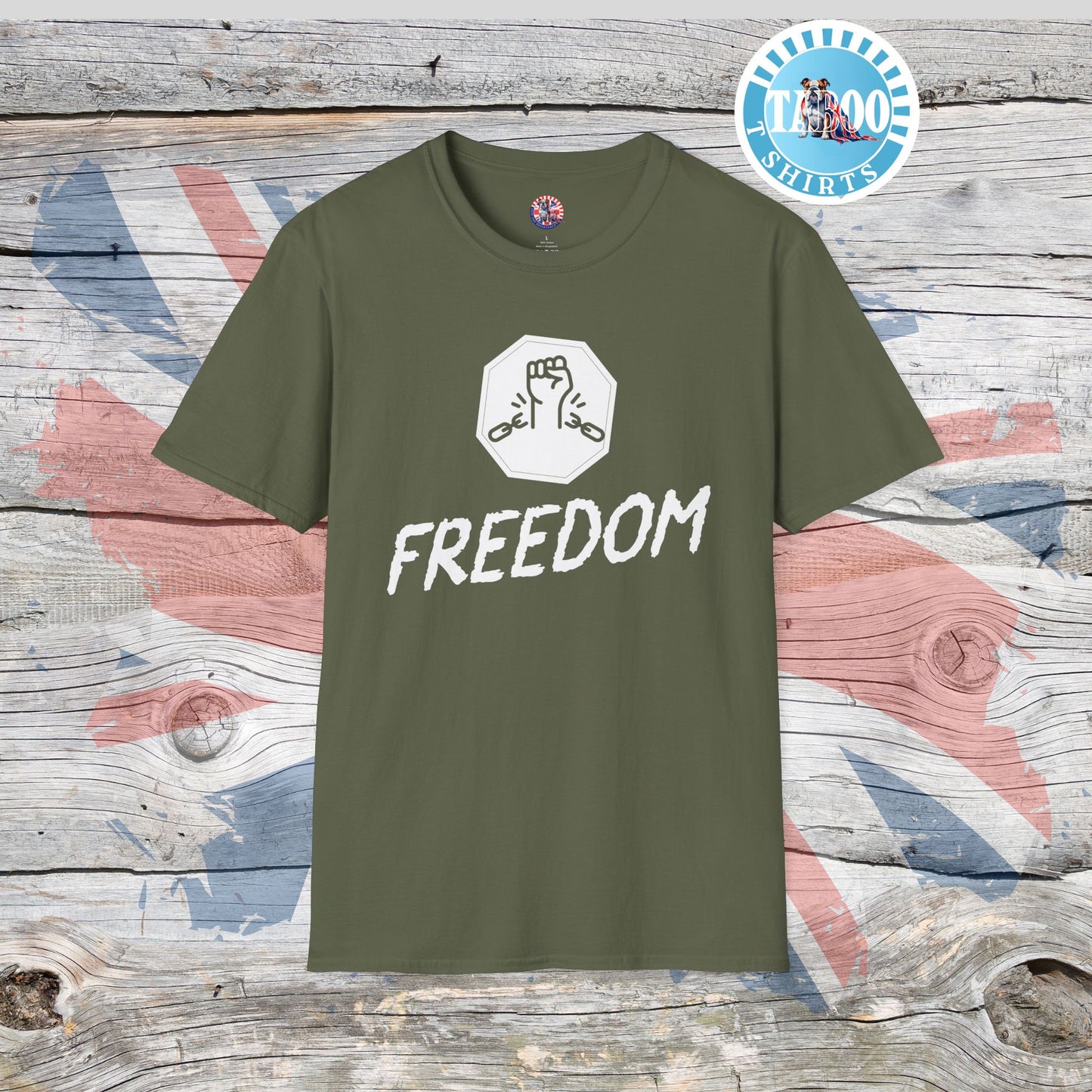 FREEDOM Unisex T-Shirt – Bold Comfort Meets Conscious Style