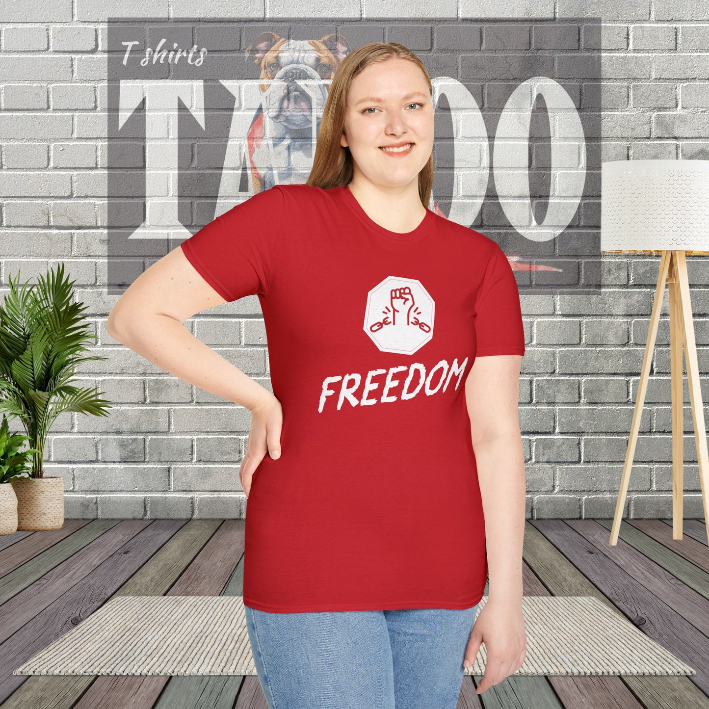 FREEDOM Unisex T-Shirt – Bold Comfort Meets Conscious Style