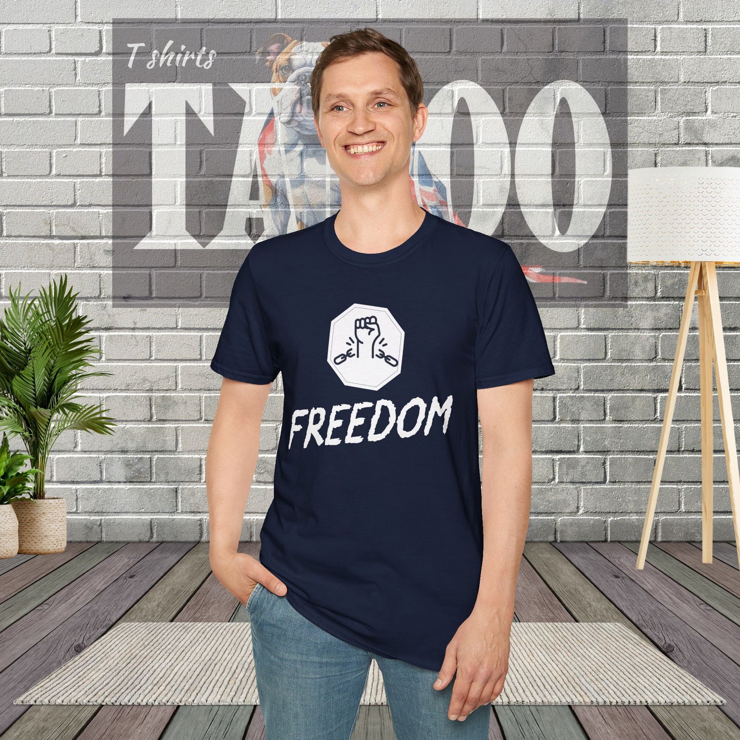 FREEDOM Unisex T-Shirt – Bold Comfort Meets Conscious Style