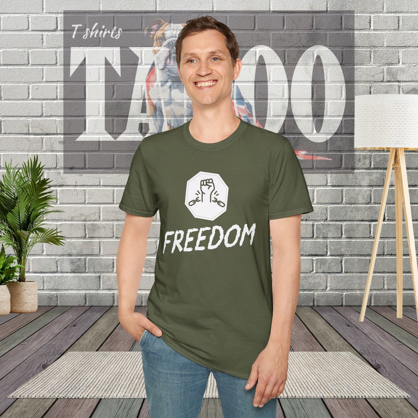 FREEDOM Unisex T-Shirt – Bold Comfort Meets Conscious Style