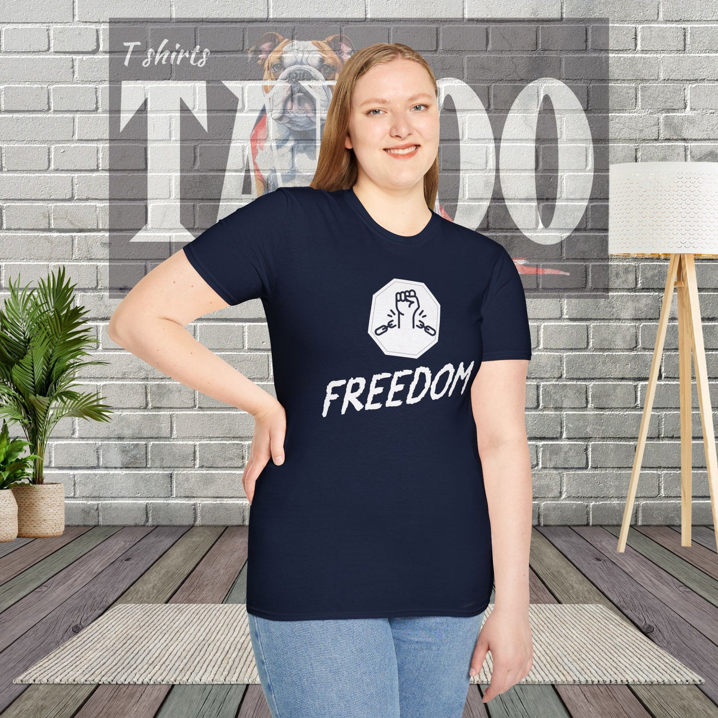 FREEDOM Unisex T-Shirt – Bold Comfort Meets Conscious Style