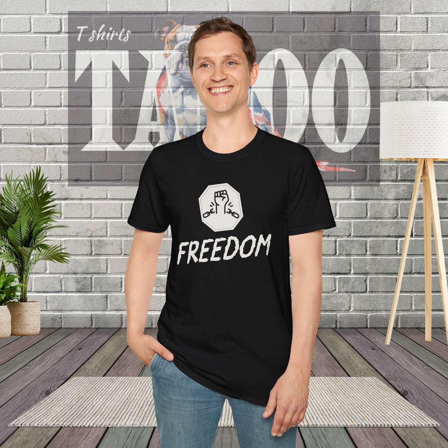 FREEDOM Unisex T-Shirt – Bold Comfort Meets Conscious Style