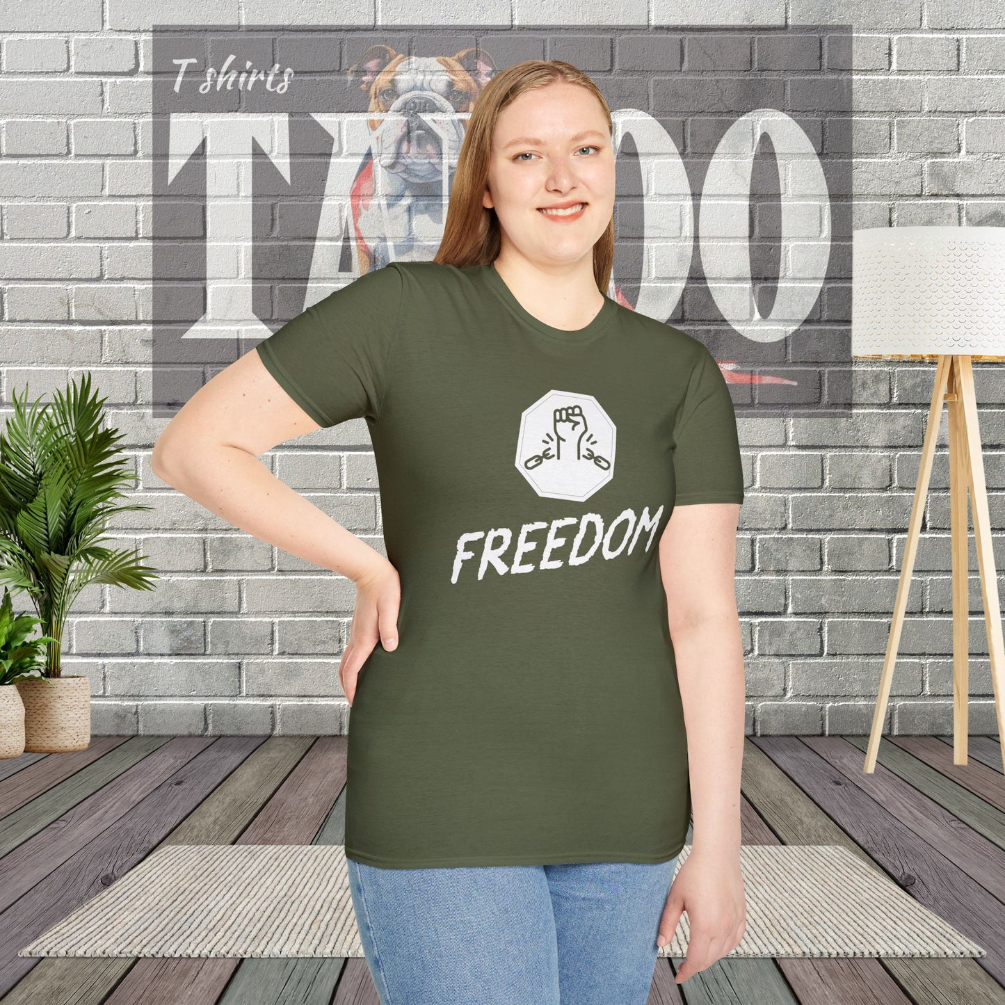 FREEDOM Unisex T-Shirt – Bold Comfort Meets Conscious Style