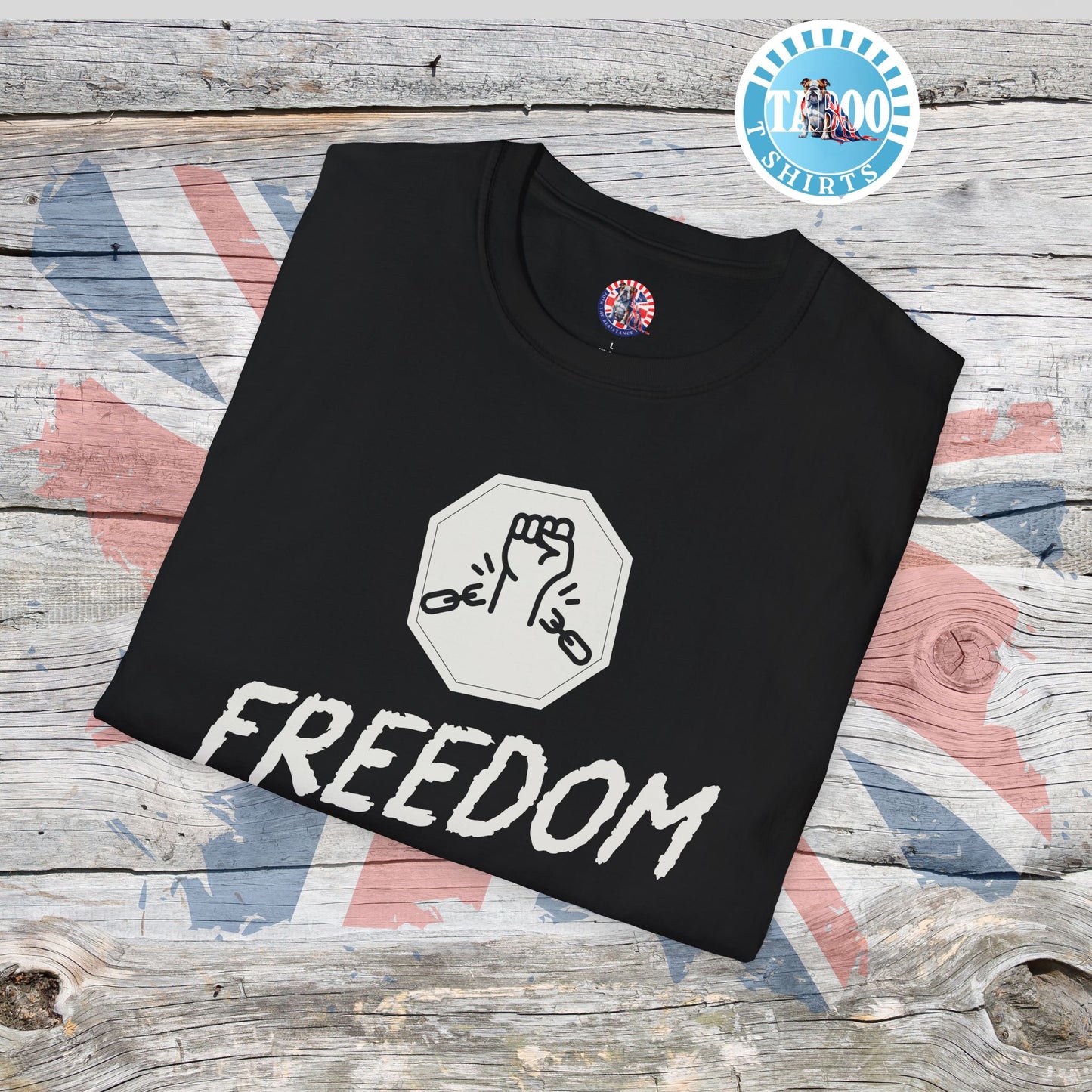 FREEDOM Unisex T-Shirt – Bold Comfort Meets Conscious Style