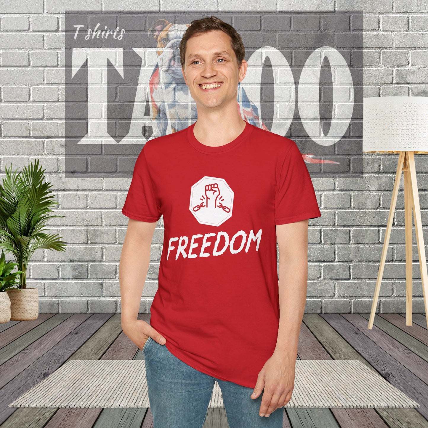 FREEDOM Unisex T-Shirt – Bold Comfort Meets Conscious Style
