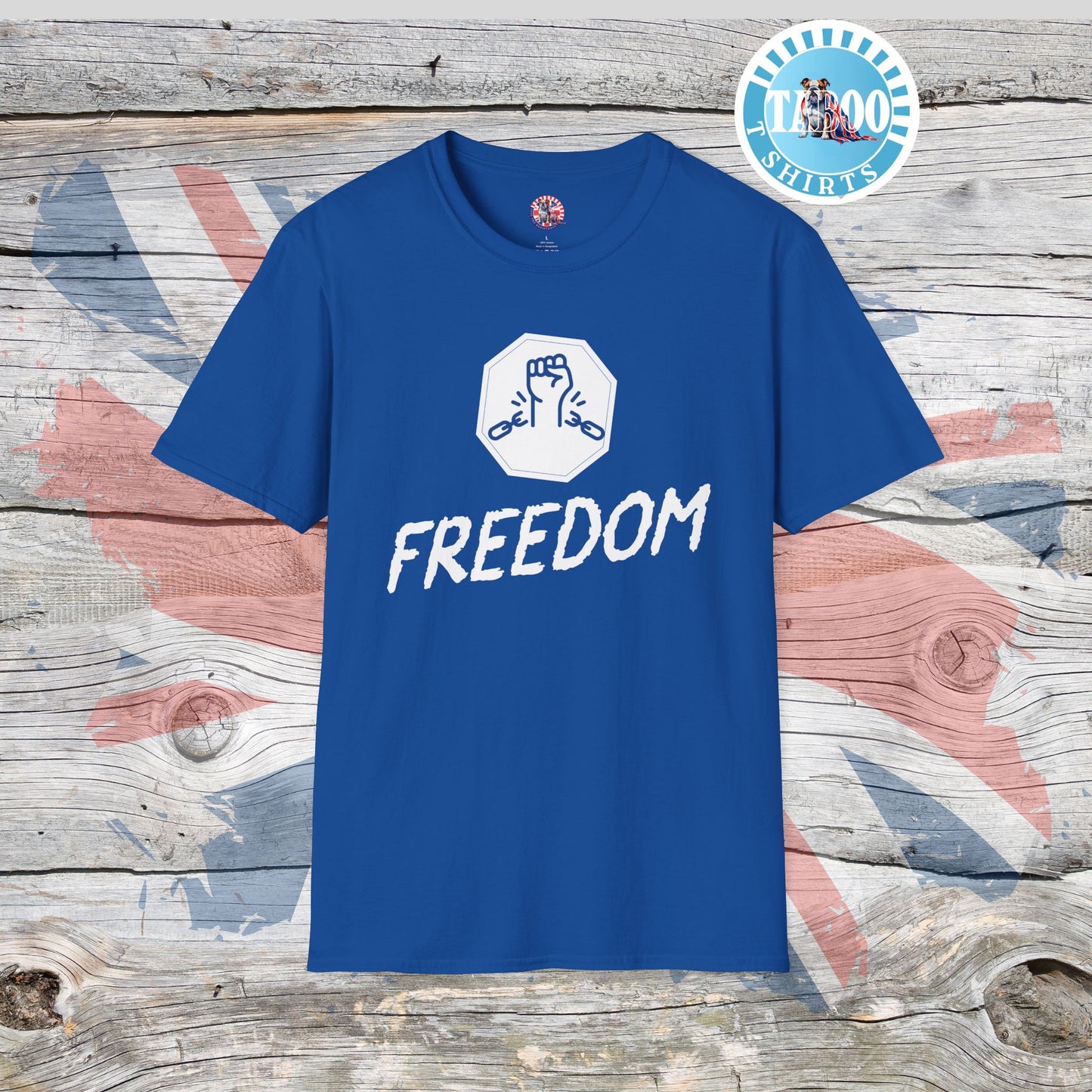 FREEDOM Unisex T-Shirt – Bold Comfort Meets Conscious Style