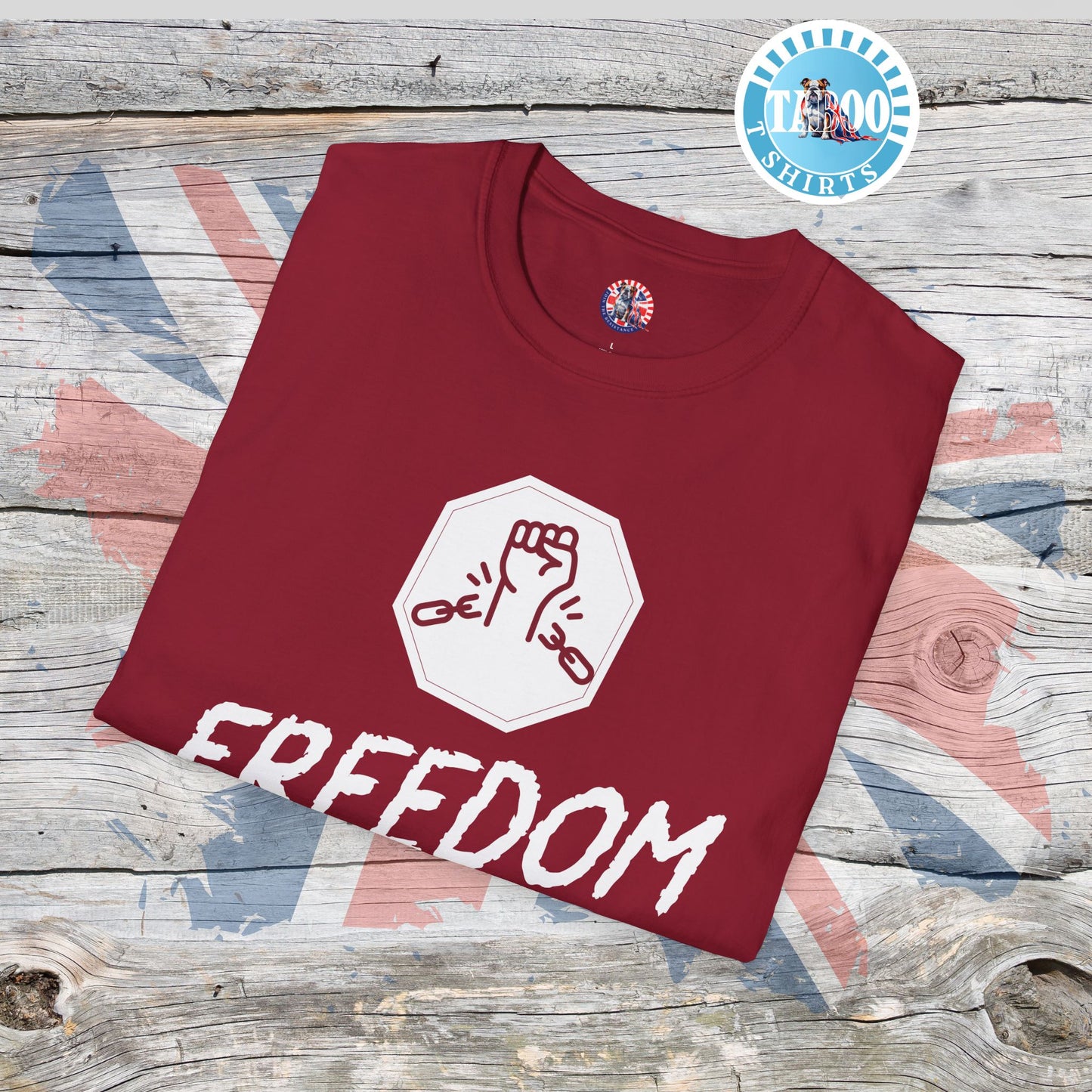 FREEDOM Unisex T-Shirt – Bold Comfort Meets Conscious Style