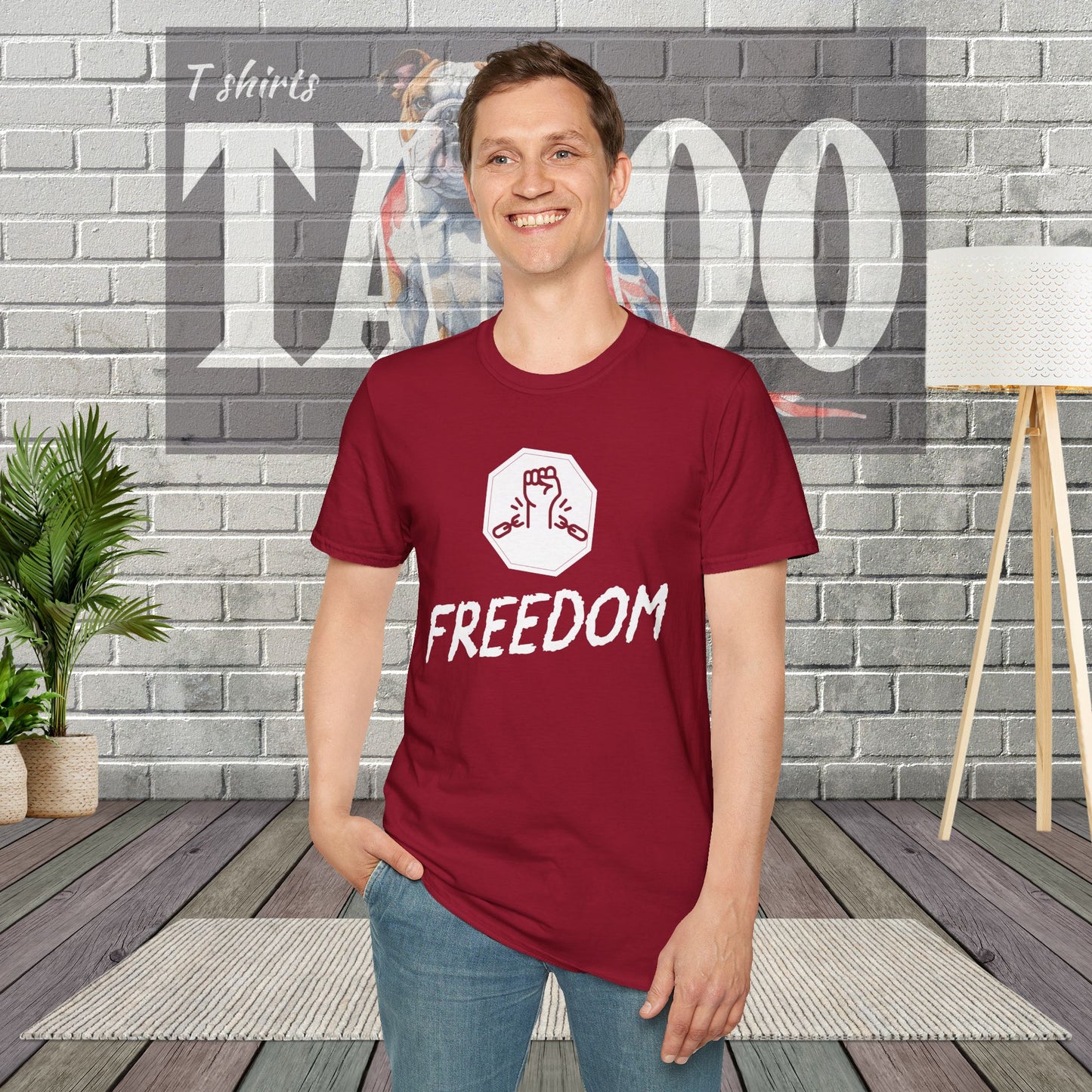 FREEDOM Unisex T-Shirt – Bold Comfort Meets Conscious Style