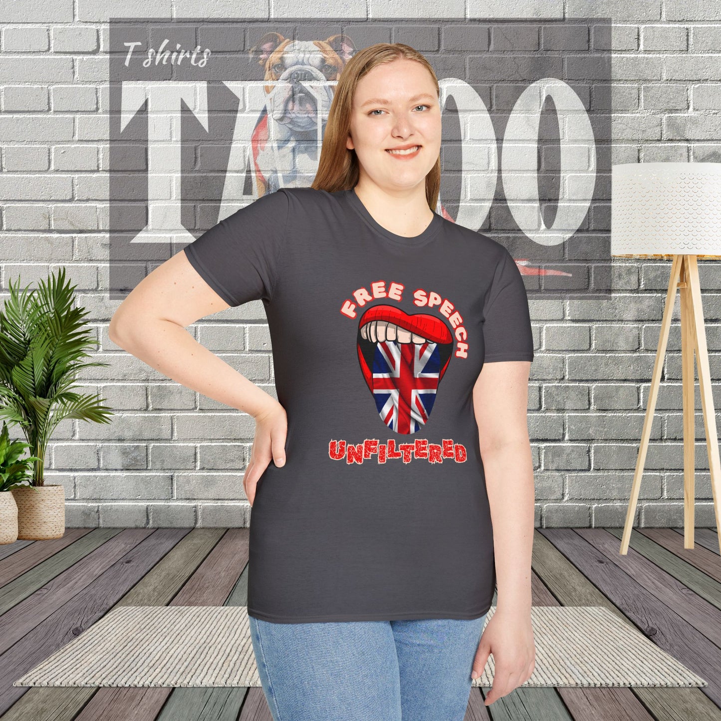 Free Speech Unfiltered British Politics T-shirt