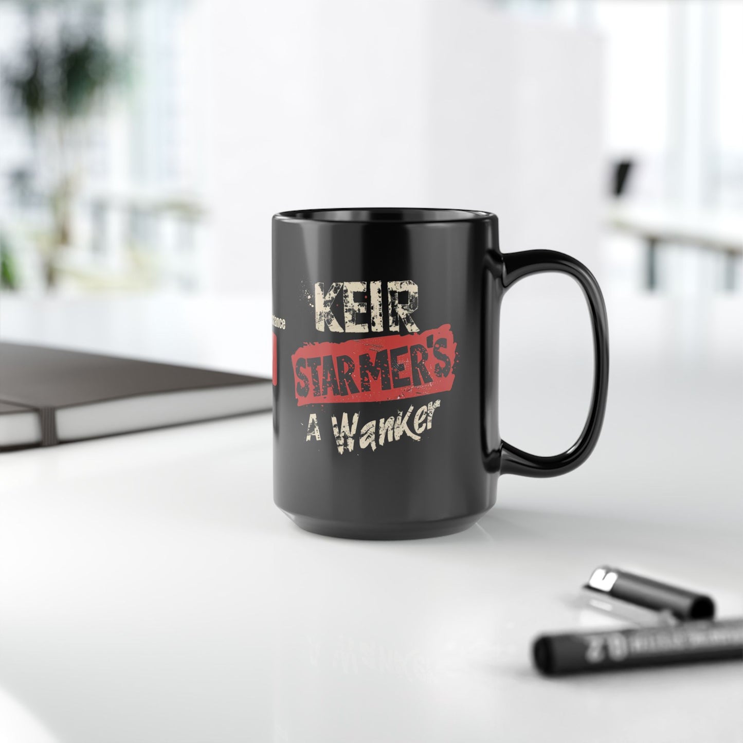 Join the Resistance | KSAW | Black Ceramic Coffee Mug