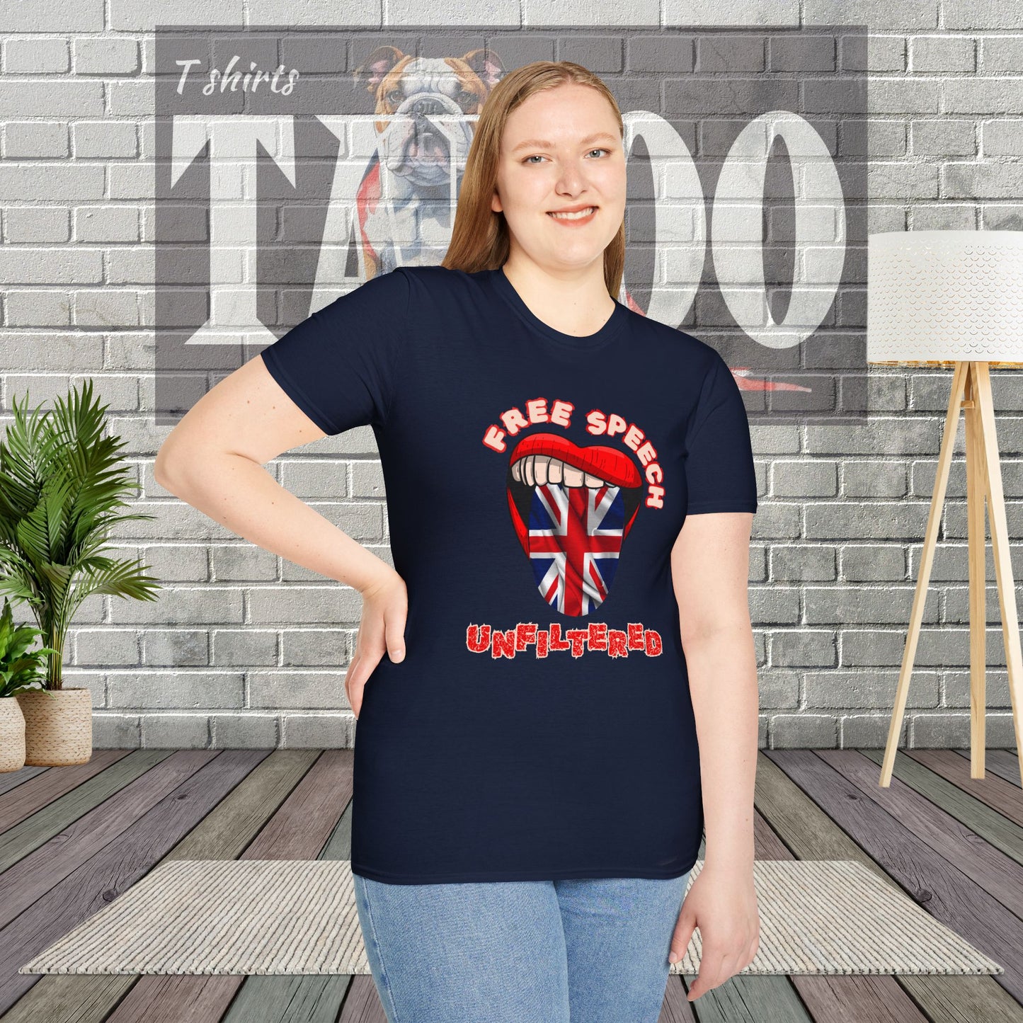Free Speech Unfiltered British Politics T-shirt