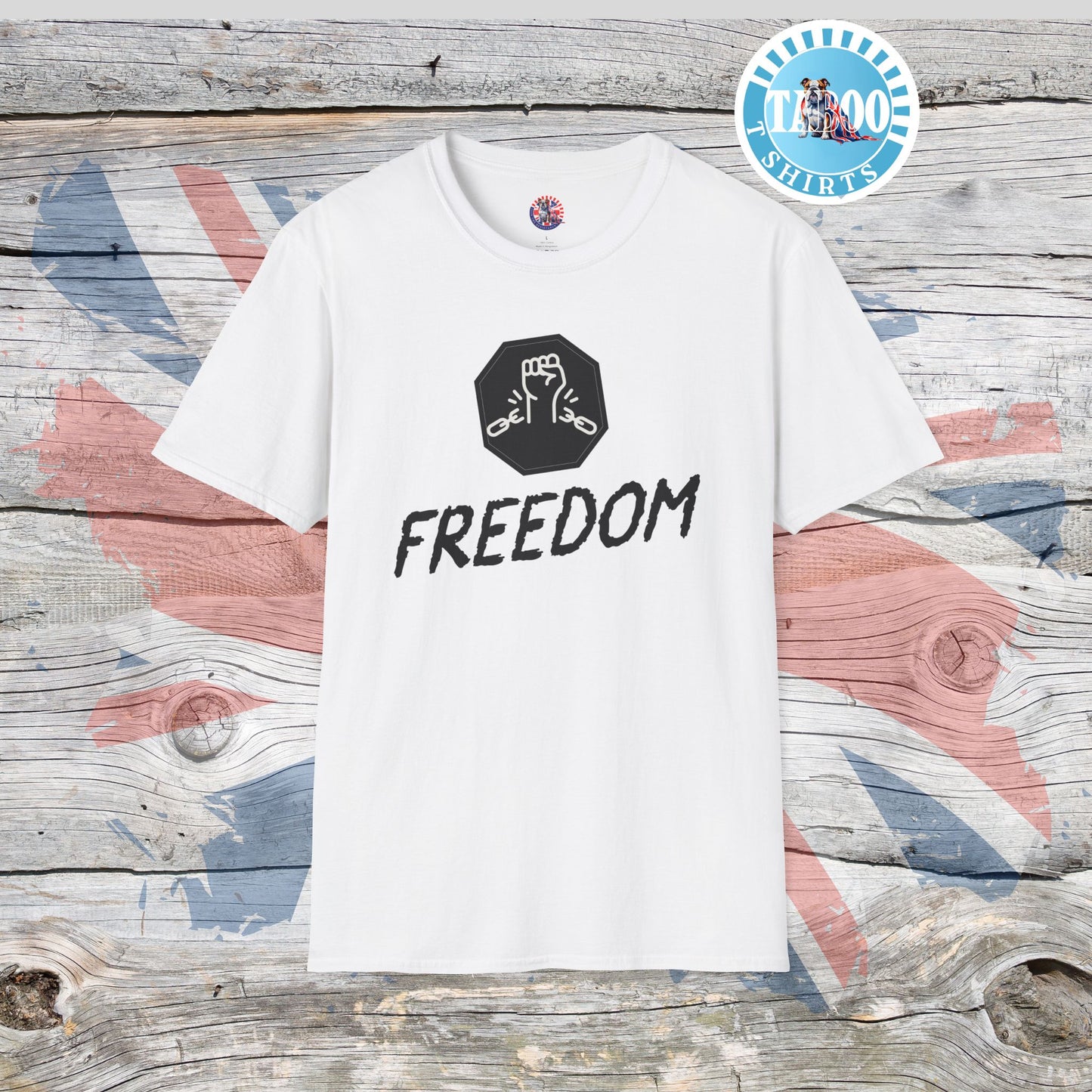 FREEDOM Unisex T-Shirt – Bold Comfort Meets Conscious Style
