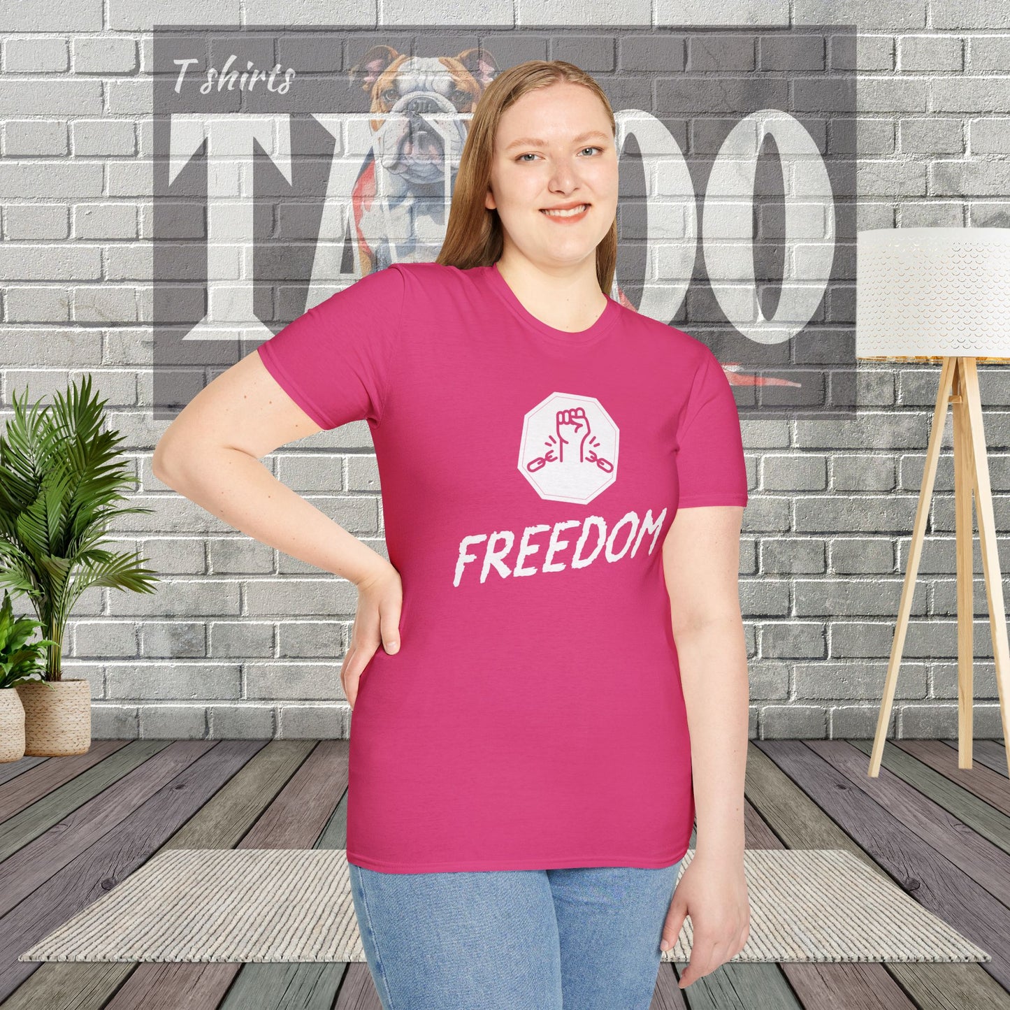 FREEDOM Unisex T-Shirt – Bold Comfort Meets Conscious Style