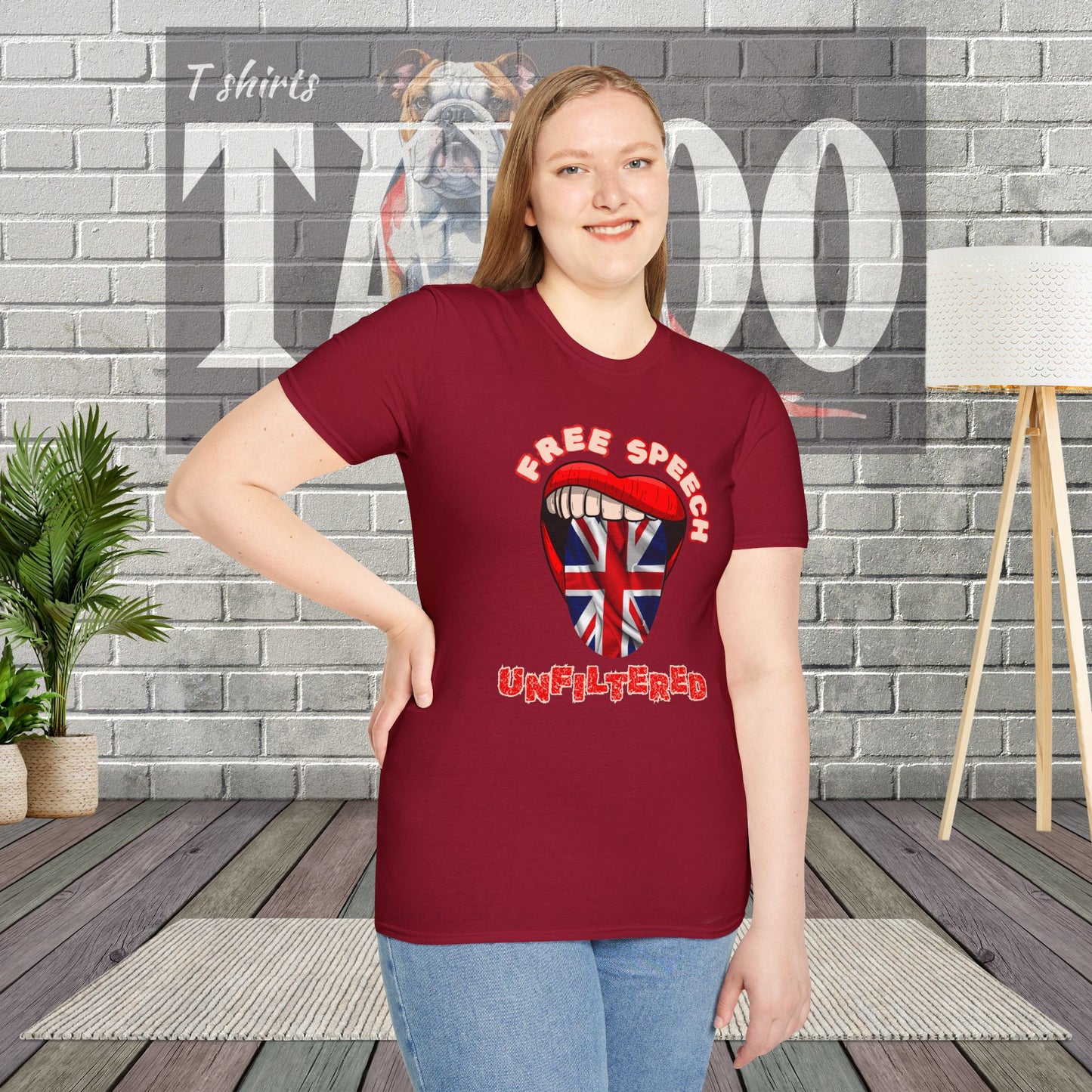 Free Speech Unfiltered British Politics T-shirt