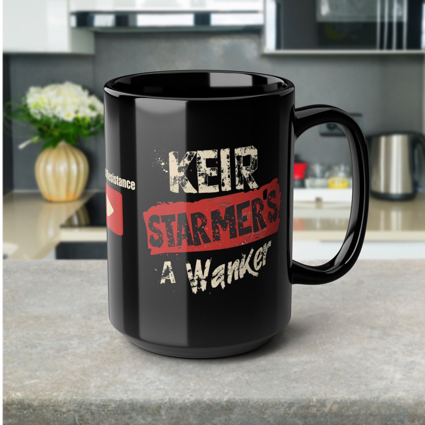 Join the Resistance | KSAW | Black Ceramic Coffee Mug
