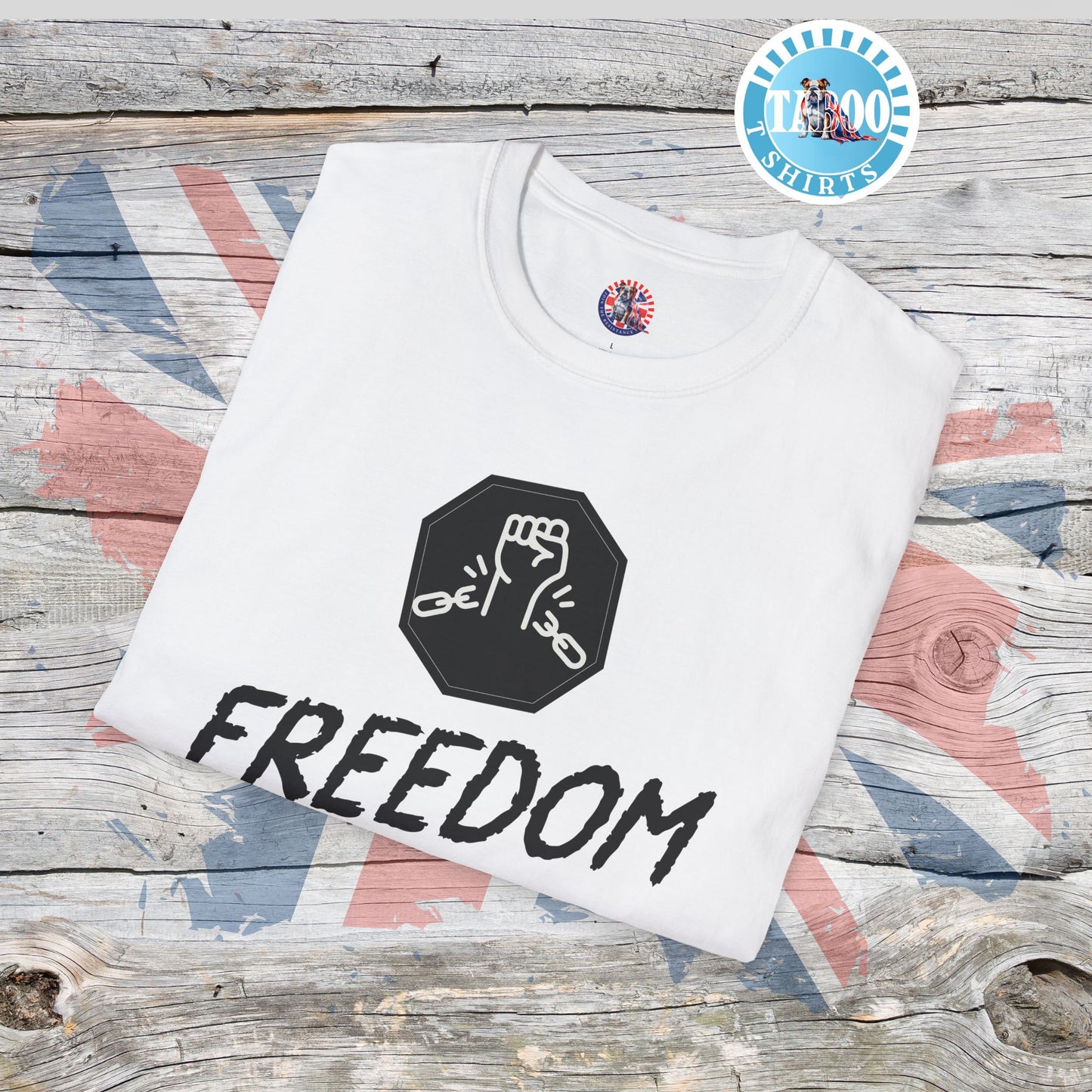 FREEDOM Unisex T-Shirt – Bold Comfort Meets Conscious Style