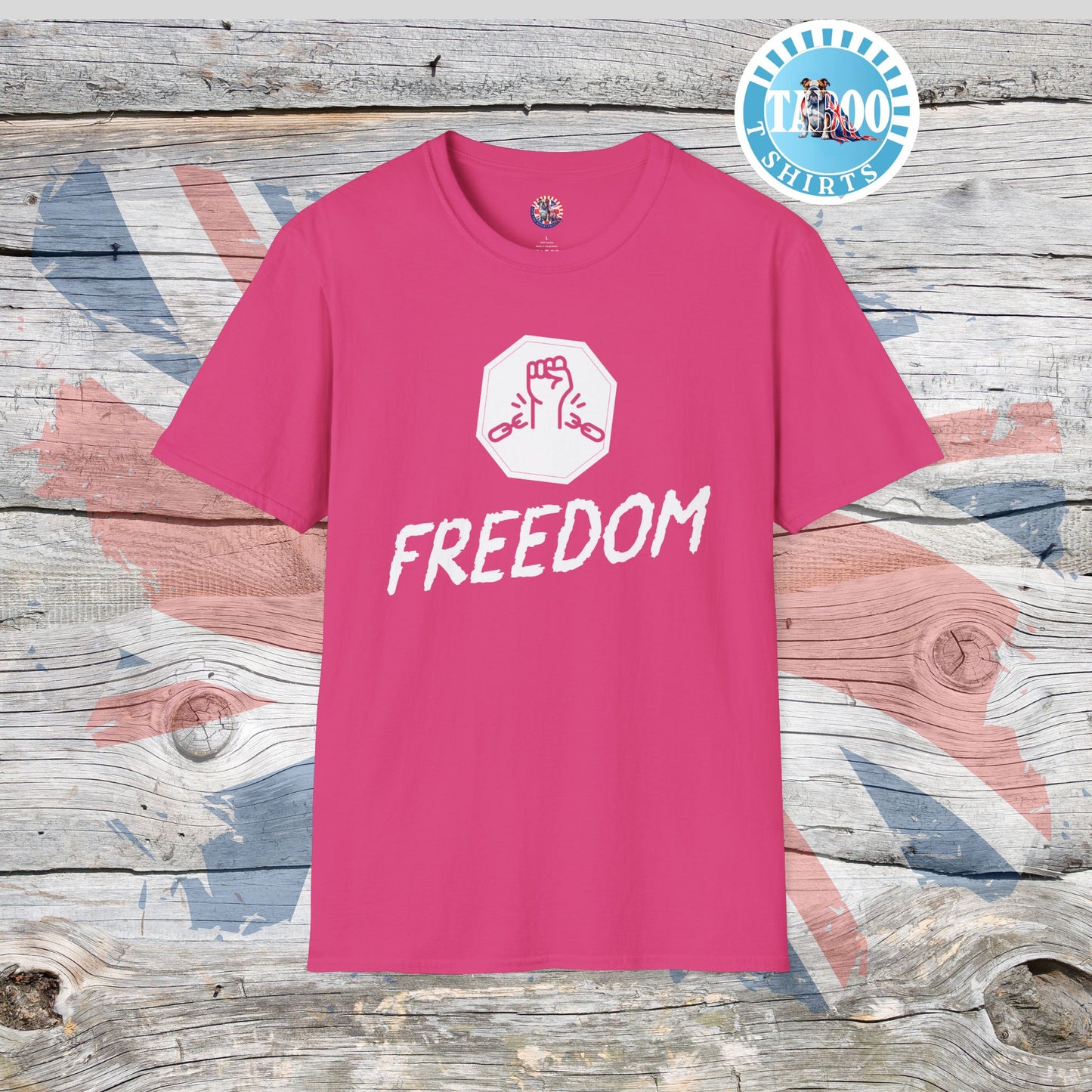 FREEDOM Unisex T-Shirt – Bold Comfort Meets Conscious Style