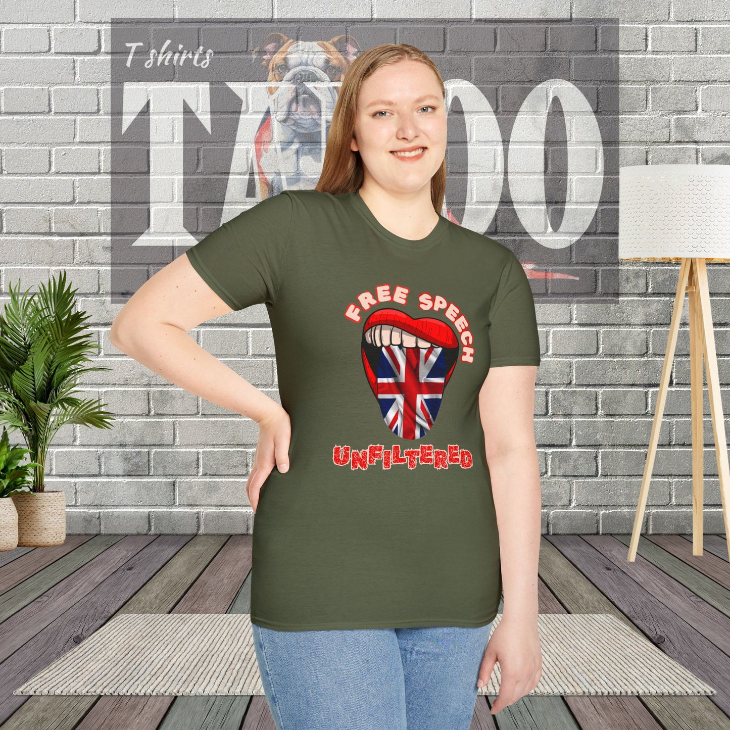 Free Speech Unfiltered British Politics T-shirt