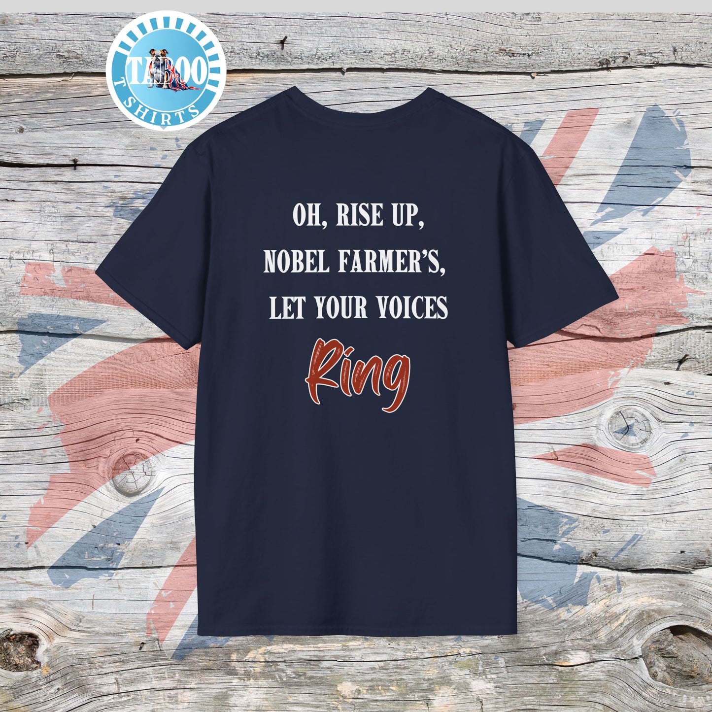 Fields of Our Future T-Shirt – The Tractor Jacks UK Farmers Statement Tee | Politics Fans