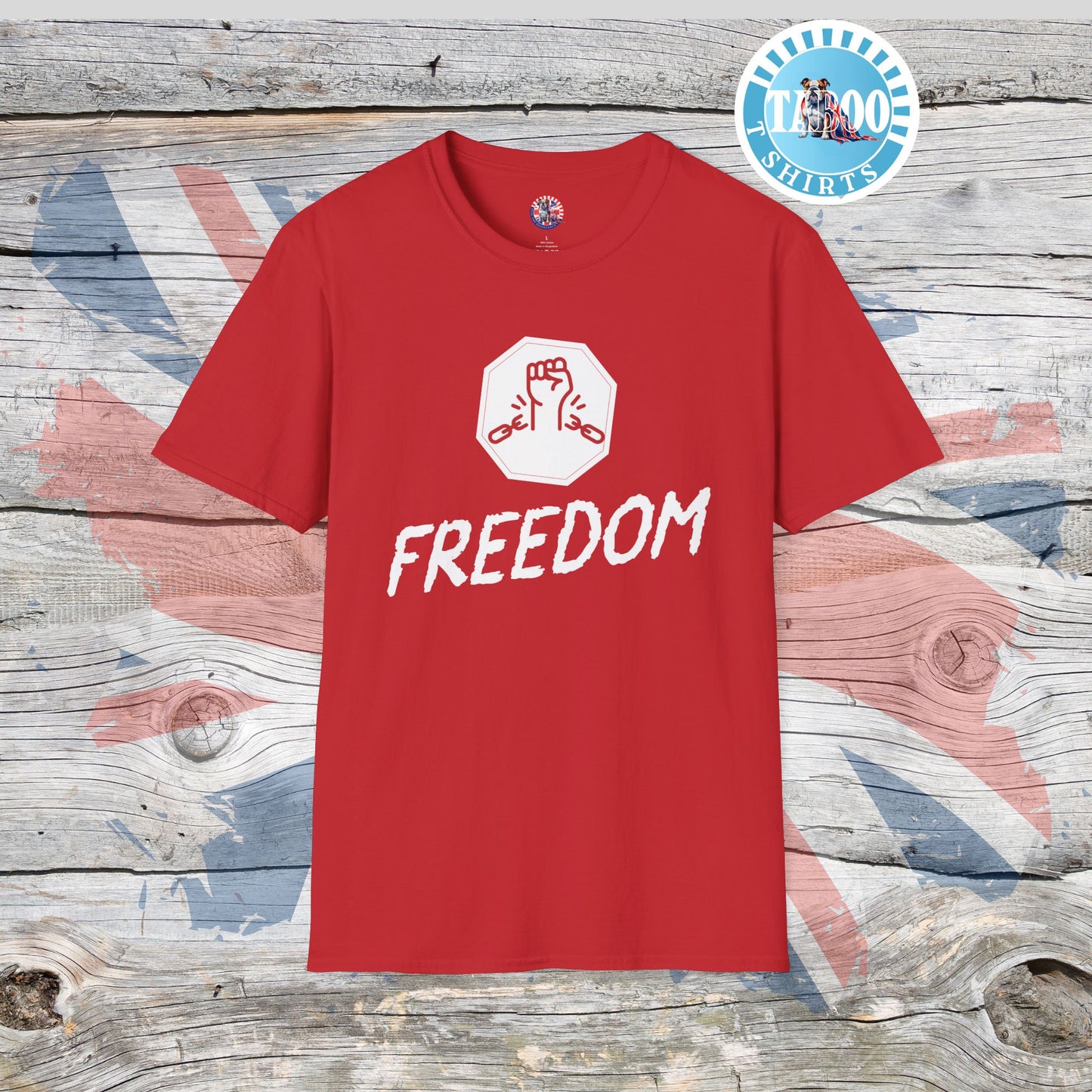 FREEDOM Unisex T-Shirt – Bold Comfort Meets Conscious Style