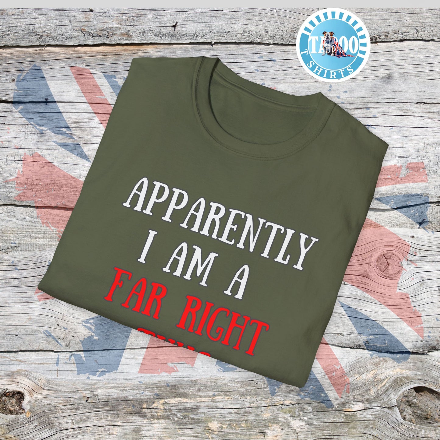 "Far Right Thug" Political T-Shirt – Tee for UK Politics Fans