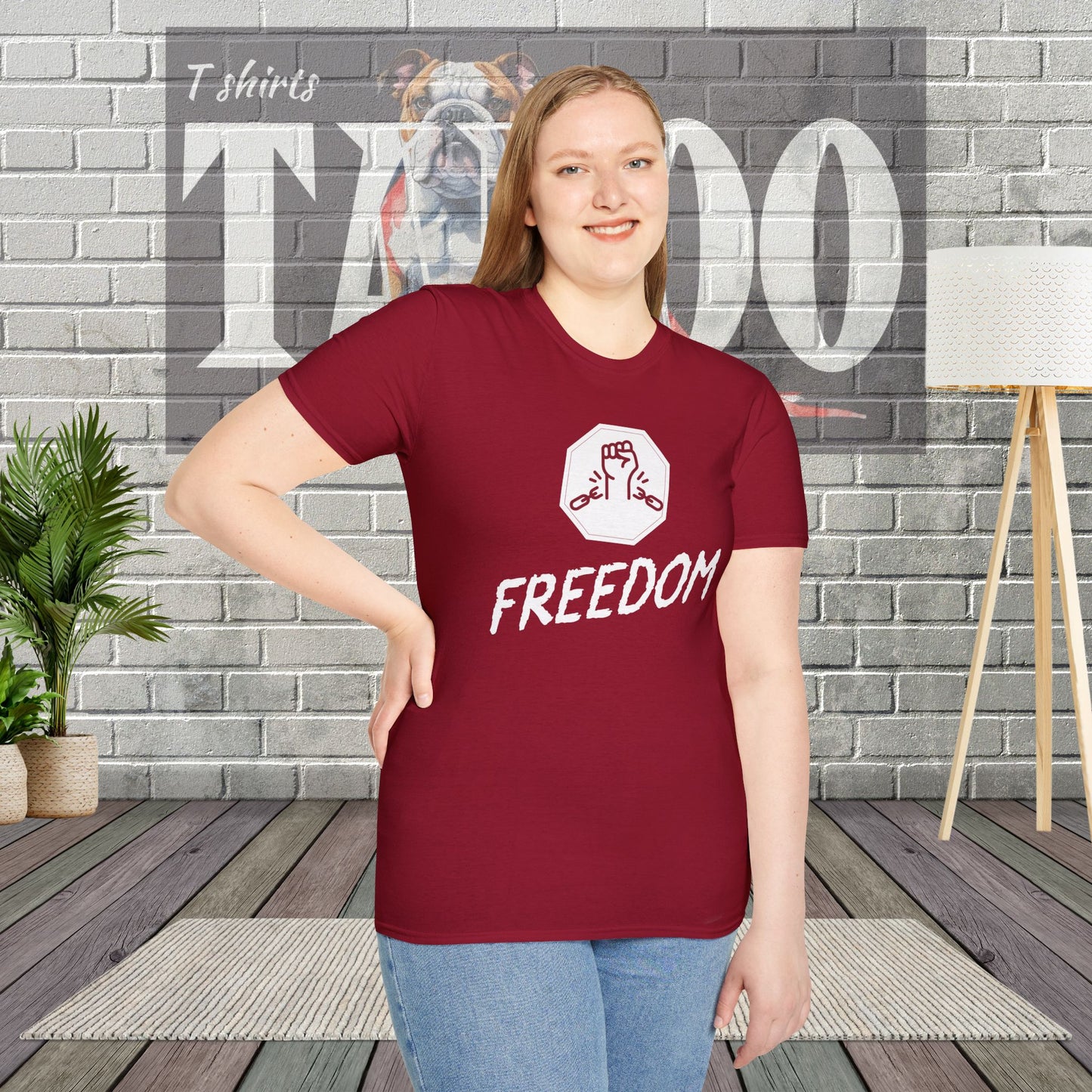 FREEDOM Unisex T-Shirt – Bold Comfort Meets Conscious Style