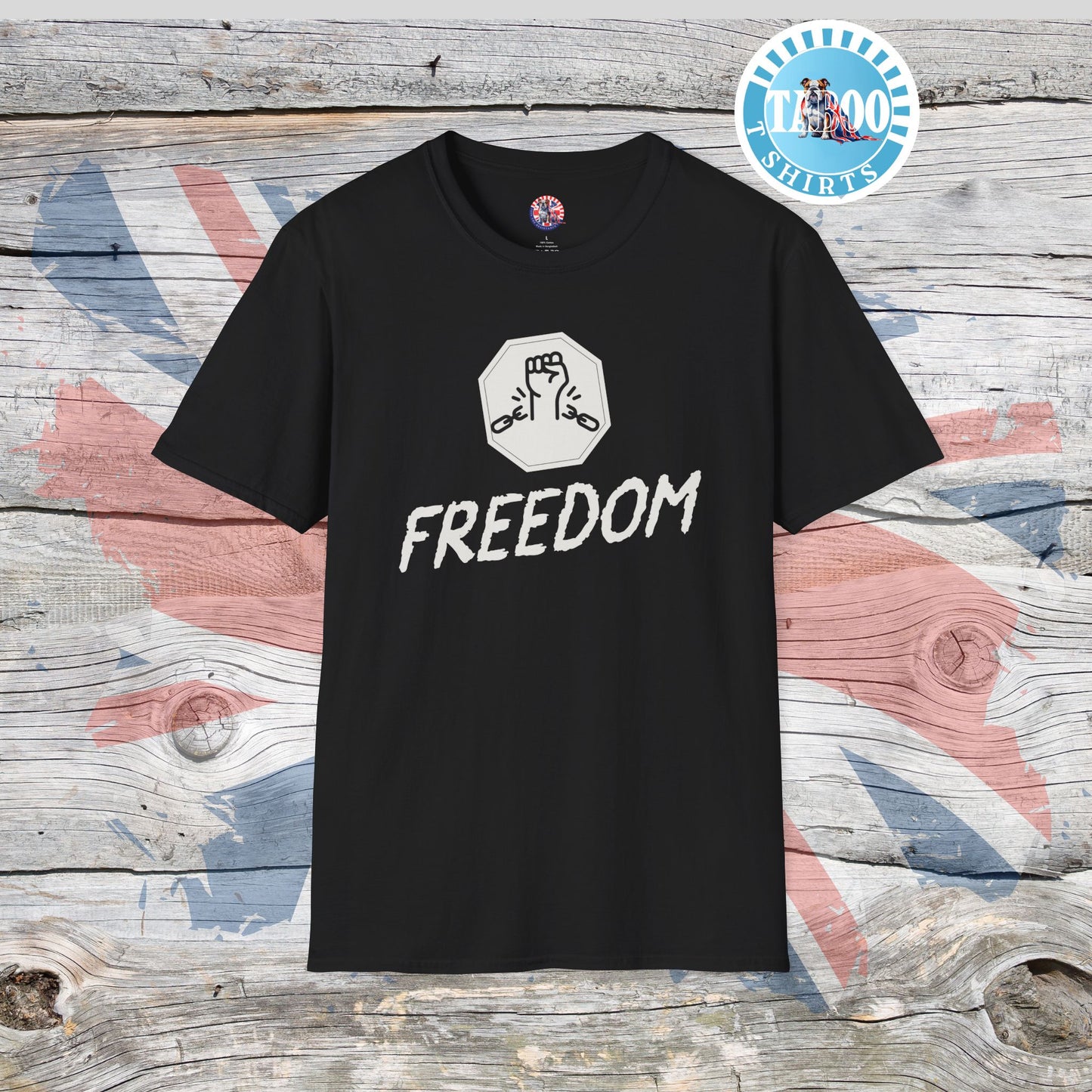 FREEDOM Unisex T-Shirt – Bold Comfort Meets Conscious Style