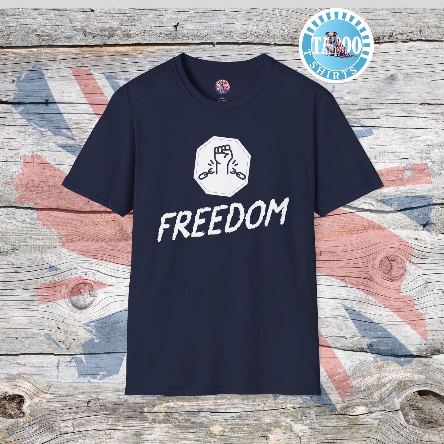 FREEDOM Unisex T-Shirt – Bold Comfort Meets Conscious Style