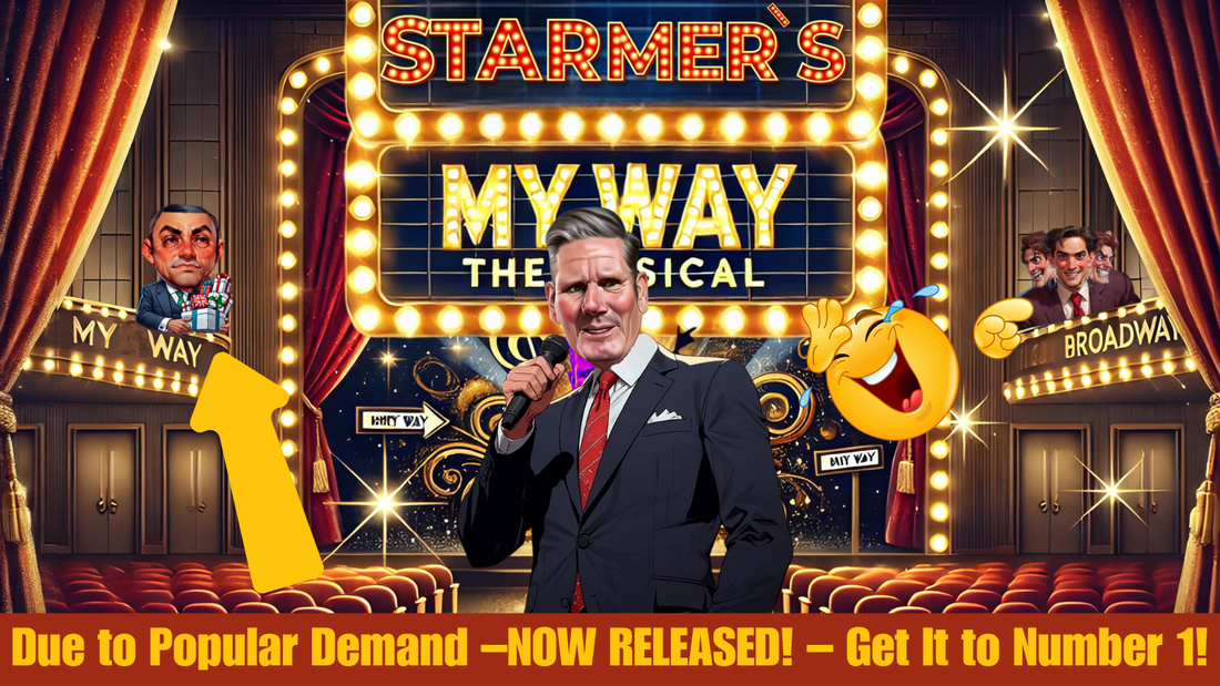 First Version of artwork for Keir Starmer sings his version of "My Way" in this heart-breaking political parody