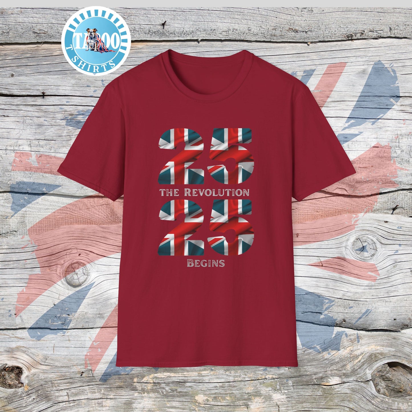 Reform 25 25 The Revolution Begins T-Shirt | Local Elections 2/5/25