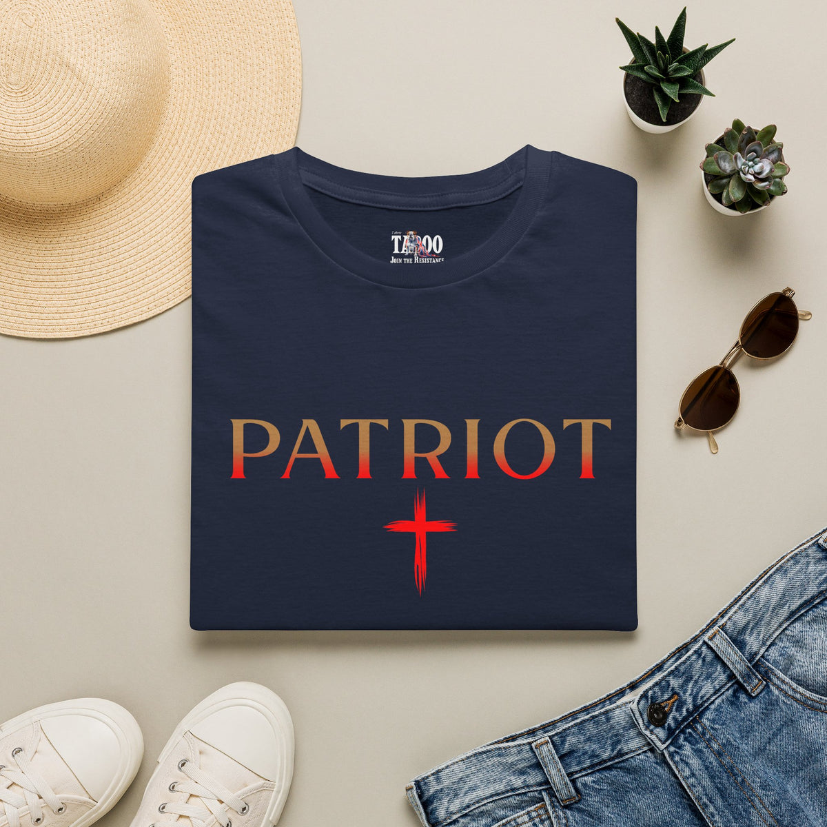 Patriot Red and Gold | Christian T-shirt