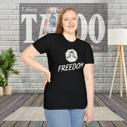 FREEDOM Unisex T-Shirt – Bold Comfort Meets Conscious Style