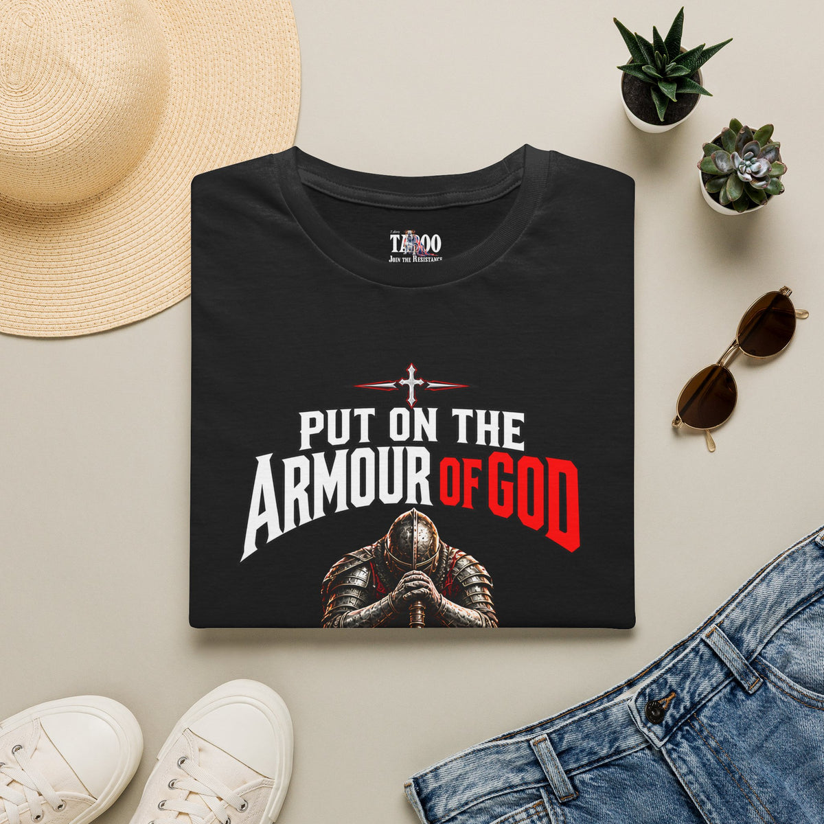 PUT ON THE ARMOUR OF GOD | Christian T-Shirt