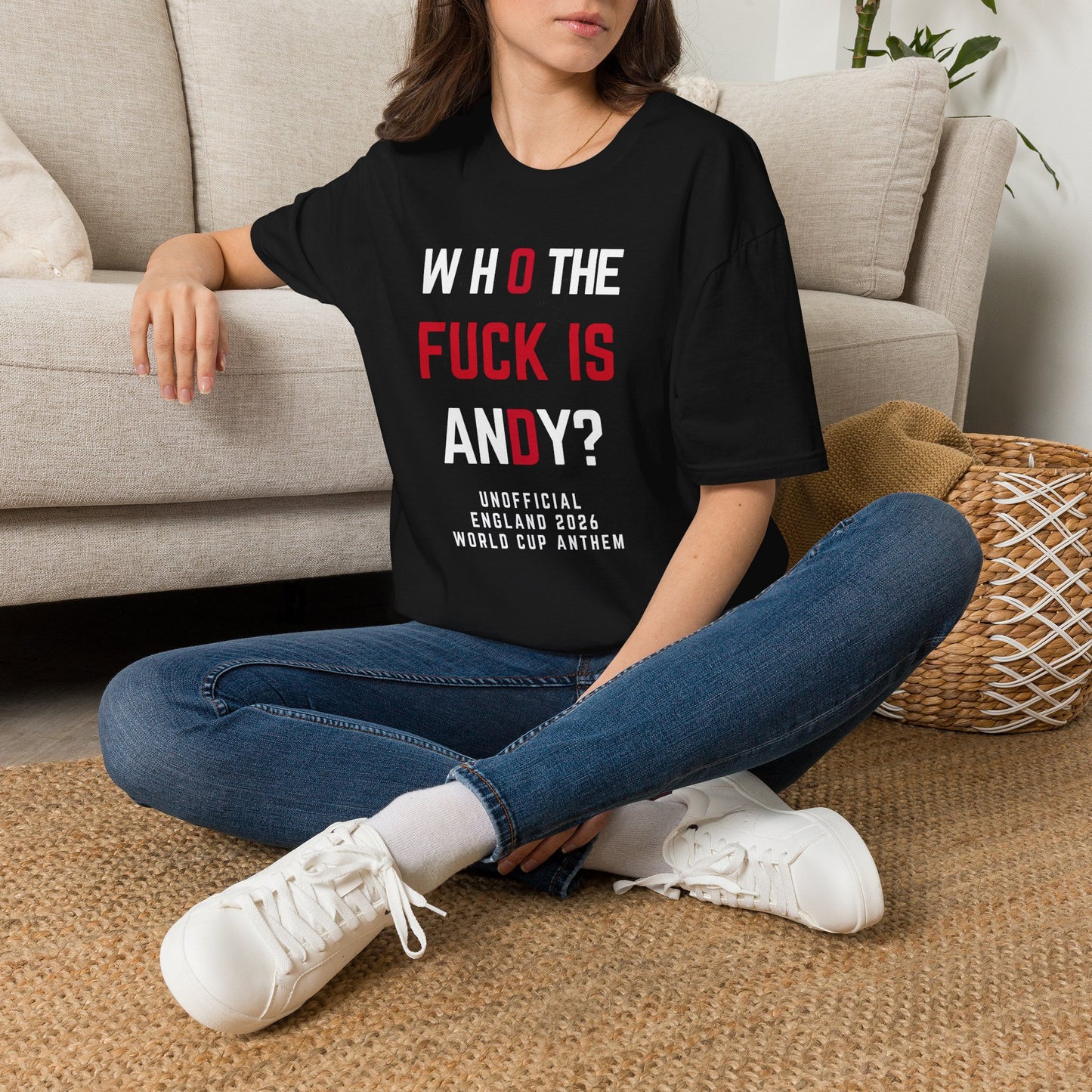 Who The Fuck Is Andy | England's Unofficial World Cup 2026 Anthem T-Shirt