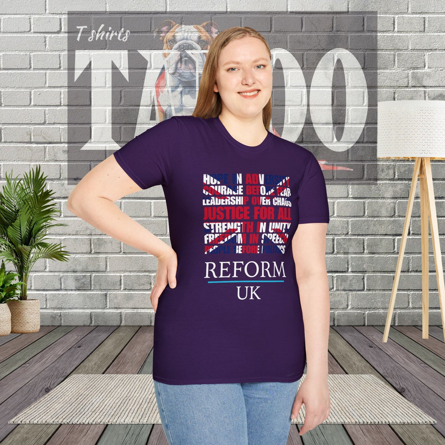 Reform UK Union Jack Politics T-Shirt
