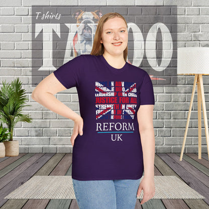 Reform UK Union Jack Politics T-Shirt