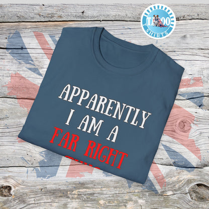 "Far Right Thug" Political T-Shirt – Tee for UK Politics Fans