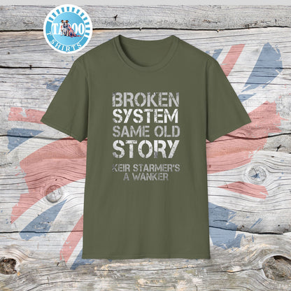 Broken System Tee - Same Old Story