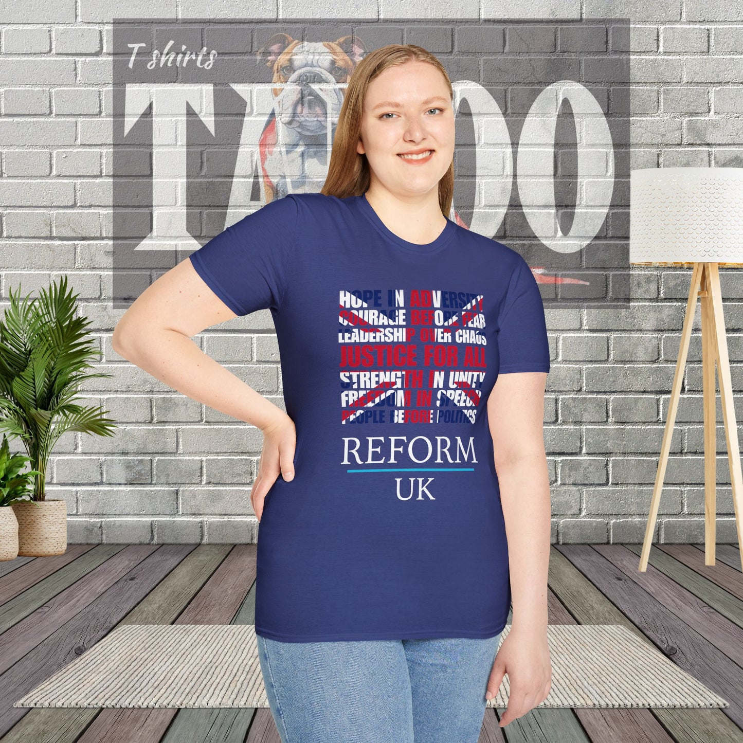 Reform UK Union Jack Politics T-Shirt