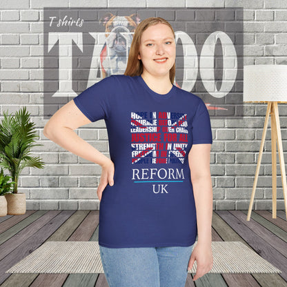 Reform UK Union Jack Politics T-Shirt