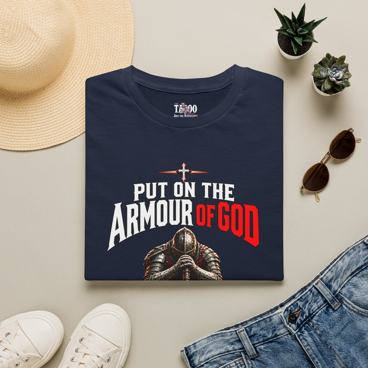 PUT ON THE ARMOUR OF GOD | Christian T-Shirt