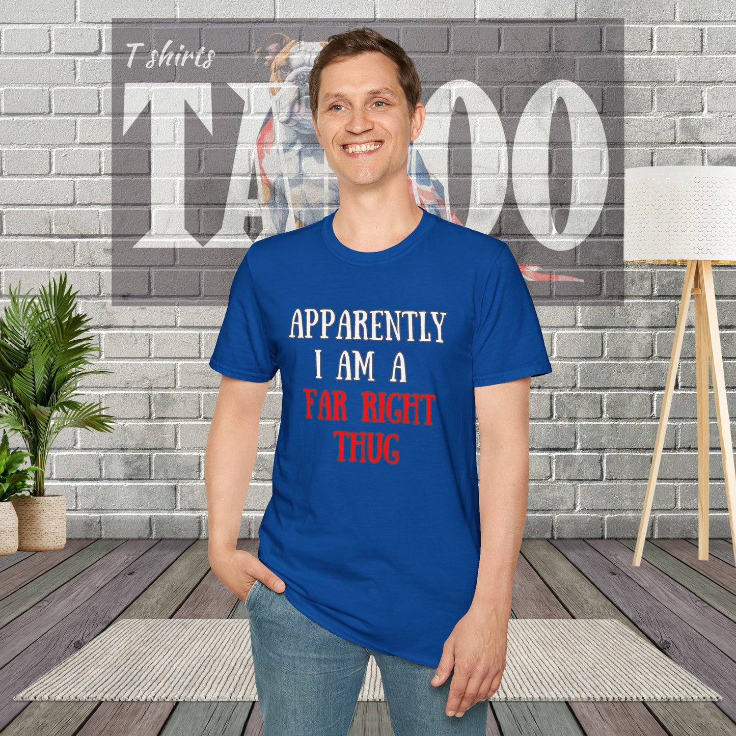 "Far Right Thug" Political T-Shirt – Tee for UK Politics Fans